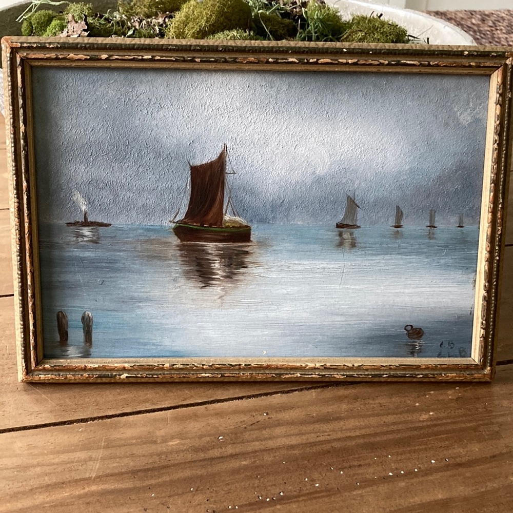 Signed Framed Seascape